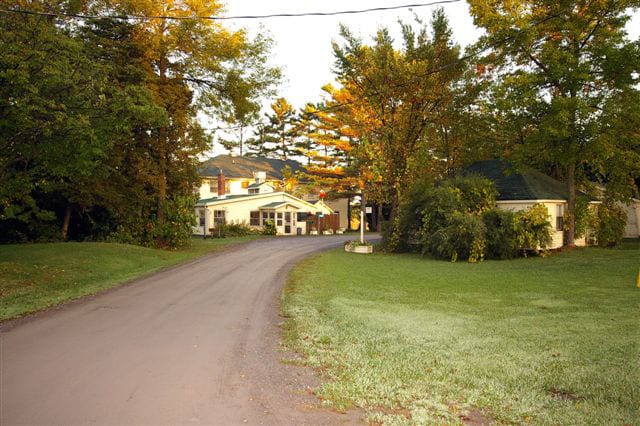 Inn driveway and exterior
