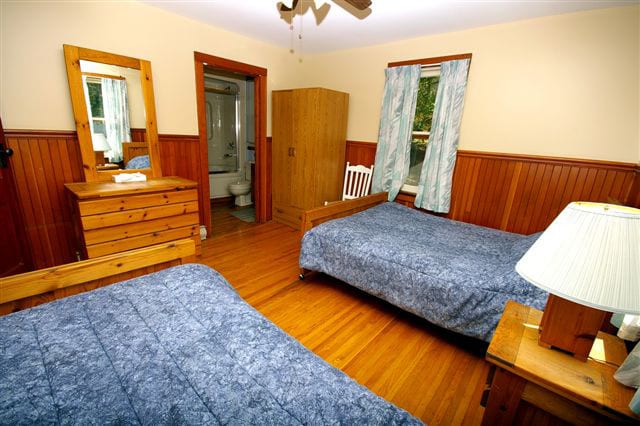 Maples cottage bedroom.